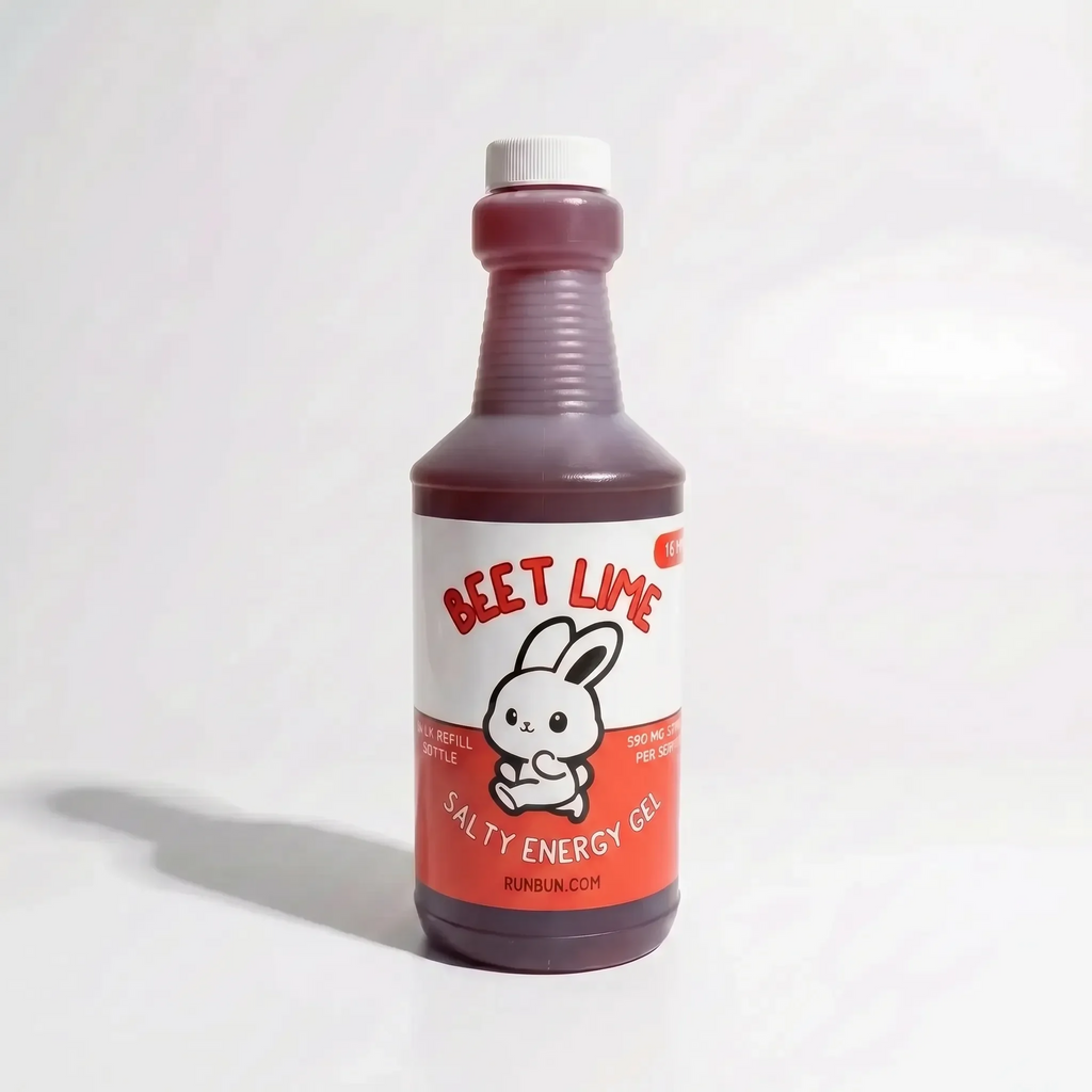 16oz Refillable Bottle - Beet Lime Energy Gel